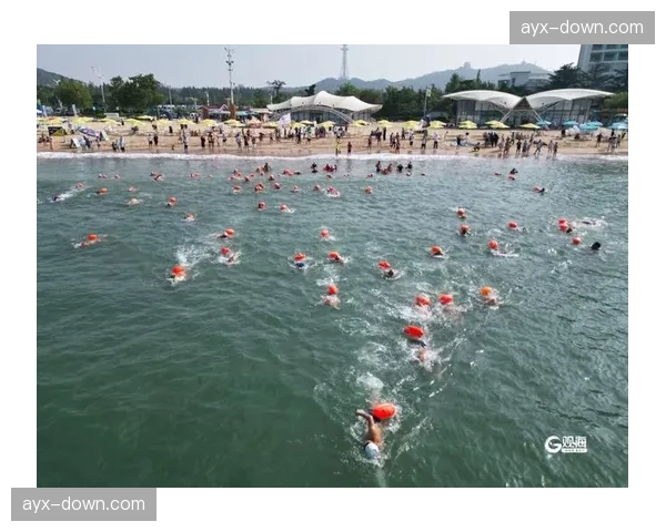 铁人三项四季赛从游泳启航,金山城市沙滩内部水域设安全赛道 铁人三项四季赛从游泳启航,金山城市沙滩内部水域设安全赛道